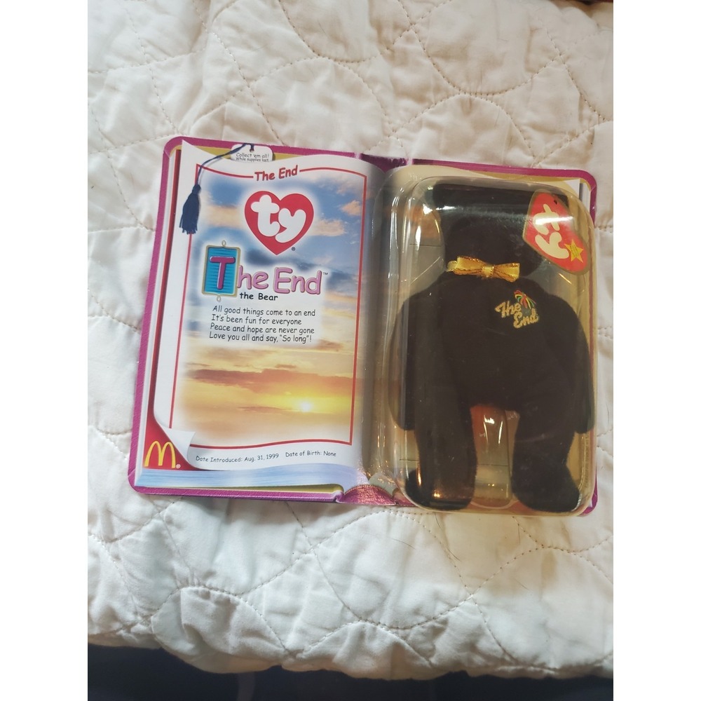 TY Beanie Baby‎ Spangle The Bear - McDonalds 1999 New In Box Int